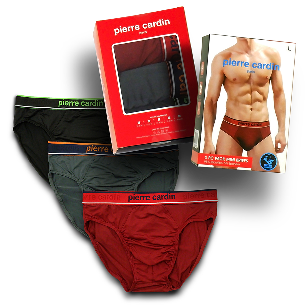 Pierre Cardin 3 Pcs Pack Men Underwear Mini Briefs