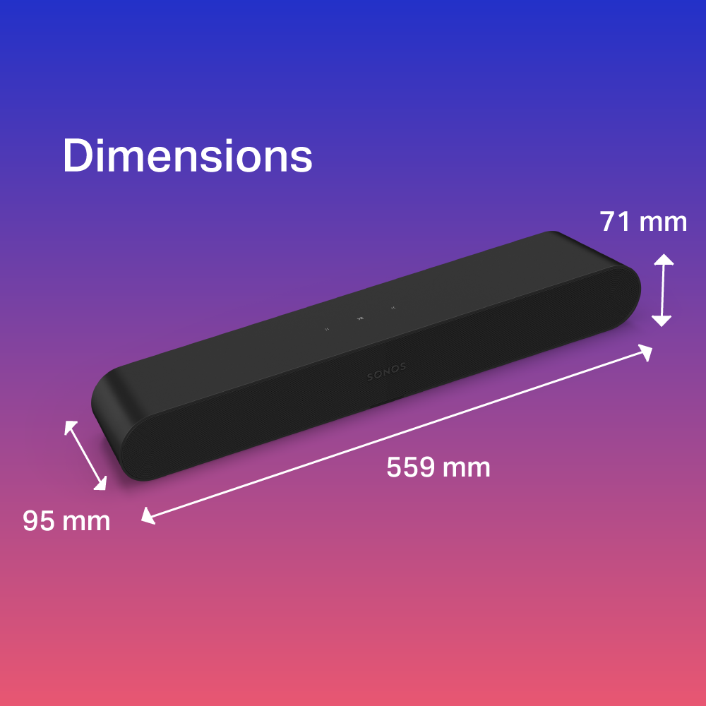 Sonos Ray Soundbar for TV and Gaming