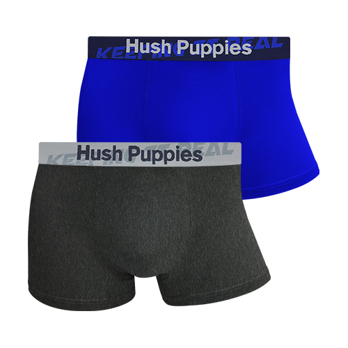 HUSH PUPPIES 2PCS MEN'S BOXER BRIEFS | COTTON ELASTANE