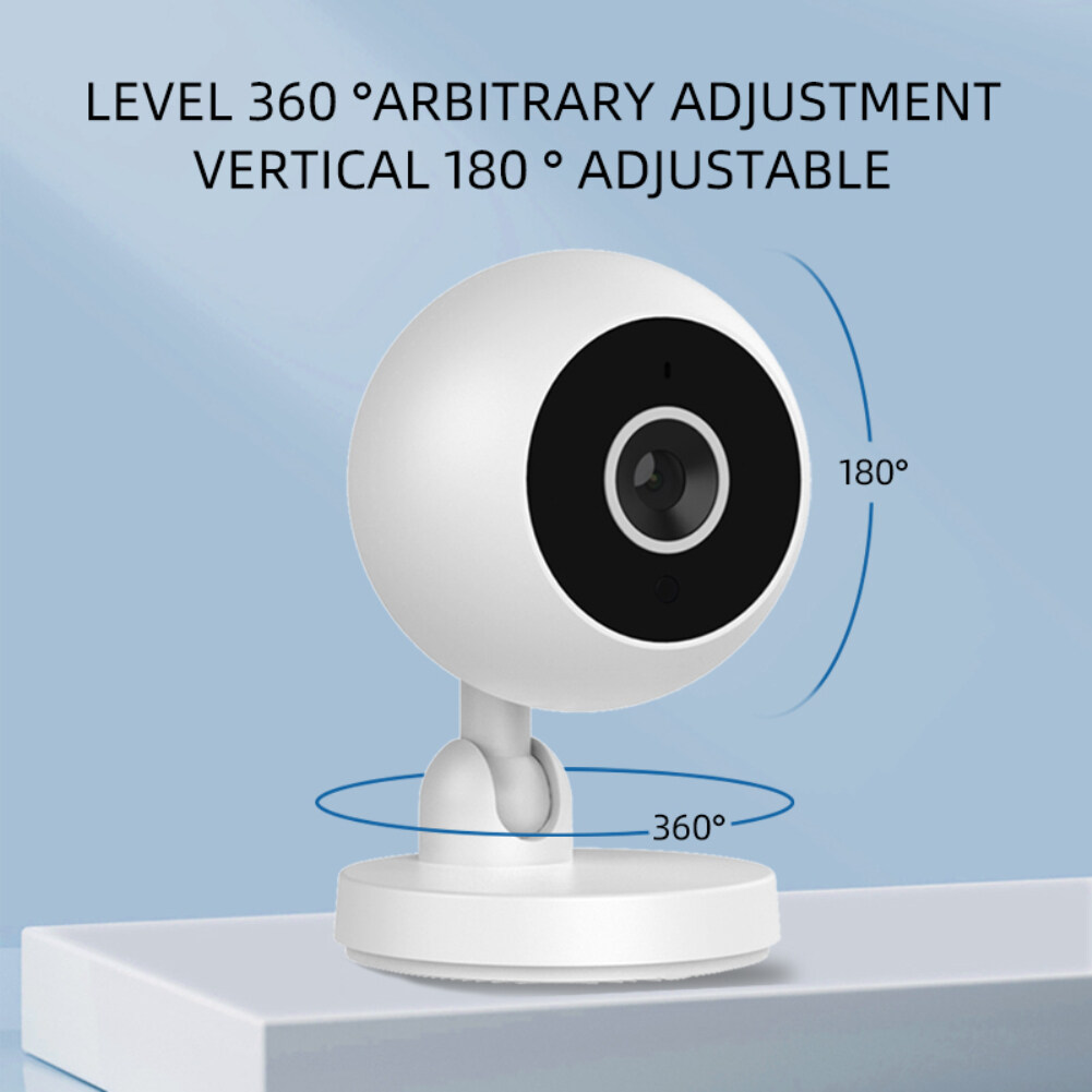 【easy to use】cctv camera for home wireless with voice connect to cellphone night vision 1080p hd ip camera 360° rotation two-way intercom Remote monitoring mini camera IP Security Cameras wifi camera