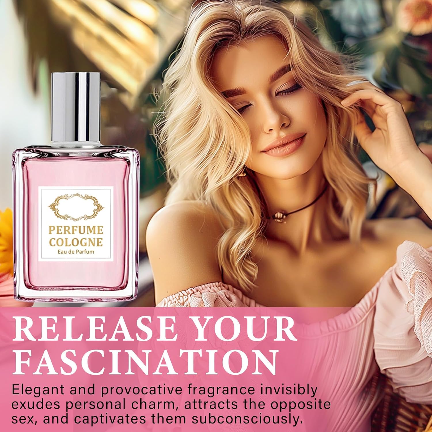 Pheromones Perfumes for Women, Long Lasting Perfume Premium Scented Fragrance Oil to Enhance Attraction and Confidence, Vegan Cruelty-Free Travel Perfume for Women