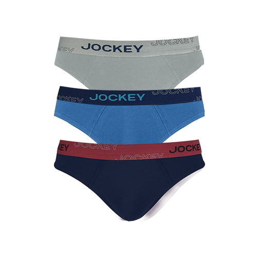JOCKEY® 3PCS MEN BRIEFS | 95% COTTON 5% ELASTANE | BASIC | HIPSTER #958471